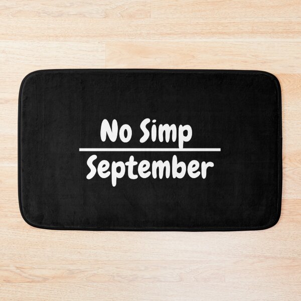 Item preview, No Simp September designed and sold by Pea Fitness.