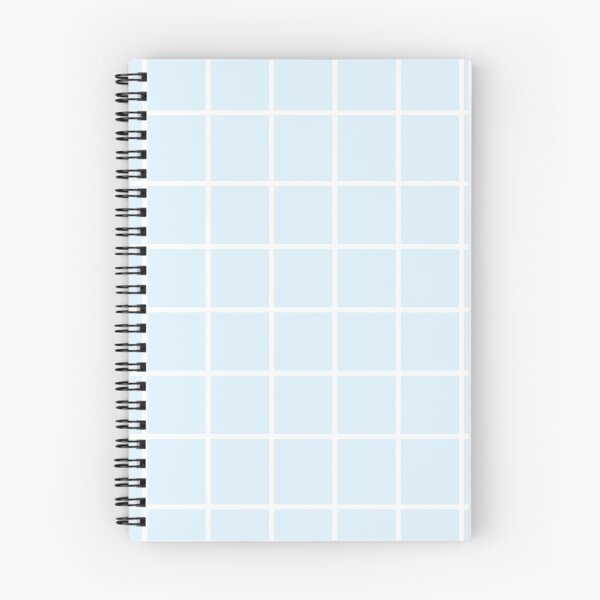 Item preview, Light Pastel Blue & White Grid Pattern designed and sold by SimpliChic.