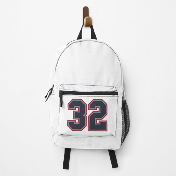 Item preview, 32 Navy Grey Red Sports Number Thirty-Two designed and sold by HelloFromAja.