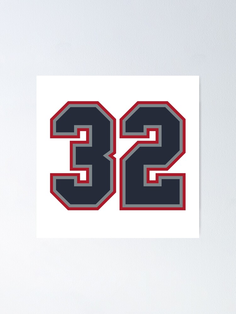 33 Sports Number Thirty-Three Poster for Sale by HelloFromAja