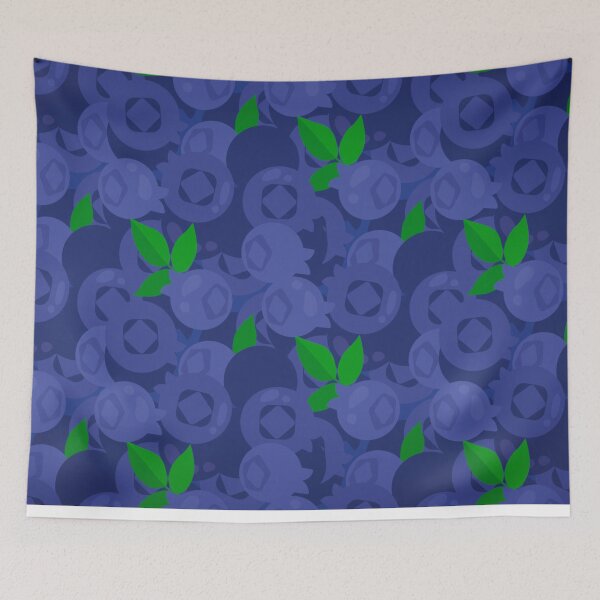 Item preview, Blueberries, blueberry pattern designed and sold by DerSenat.
