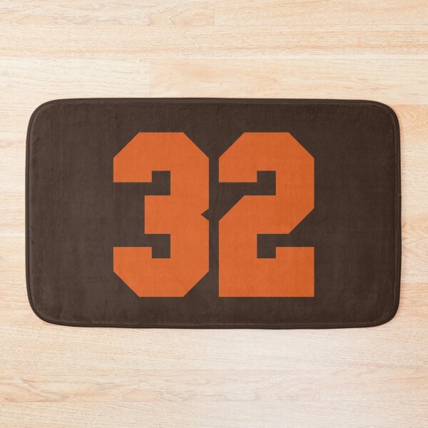 Item preview, 32 Number Cleveland Sports Thirty-Two Brown Jersey designed and sold by HelloFromAja.
