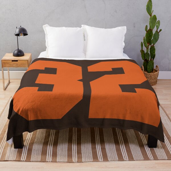 Item preview, 32 Number Cleveland Sports Thirty-Two Brown Jersey designed and sold by HelloFromAja.