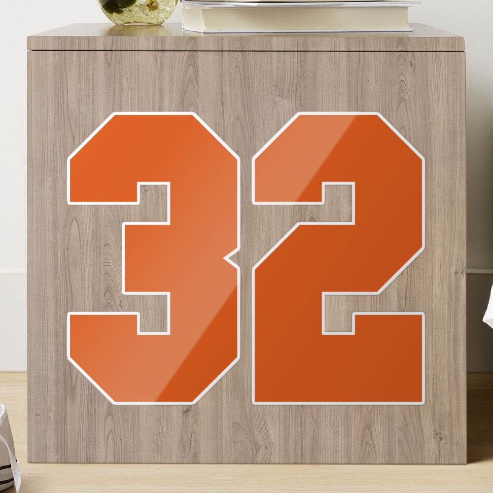 99 Number Cleveland Sports Ninety-Nine Brown Jersey Sticker for Sale by  HelloFromAja