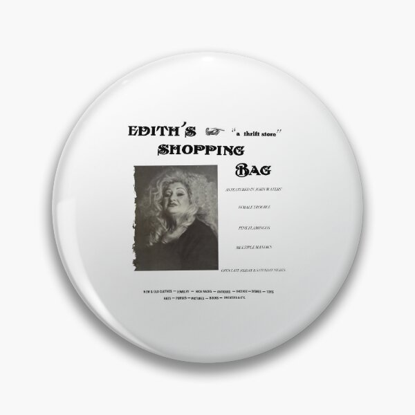 Item preview, Edith’s Shopping Bag (Black letters) designed and sold by mistersandell.