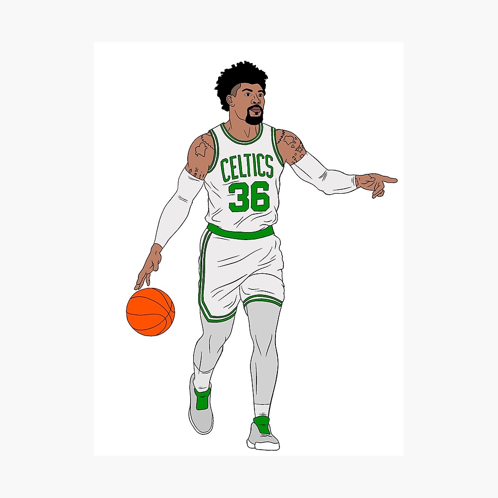 Marcus Smart Boston Celtics Poster/canvas Print Watercolor 
