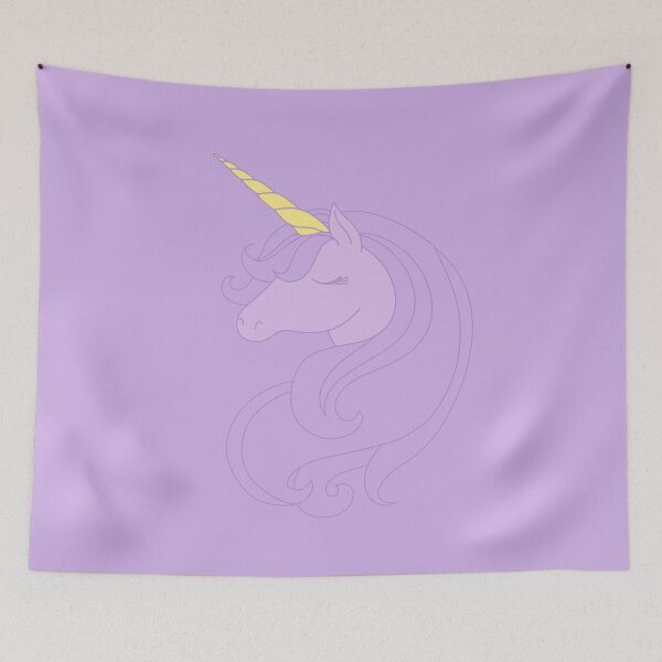 Item preview, Wisteria Pastel Unicorn Purple designed and sold by NYXFN.