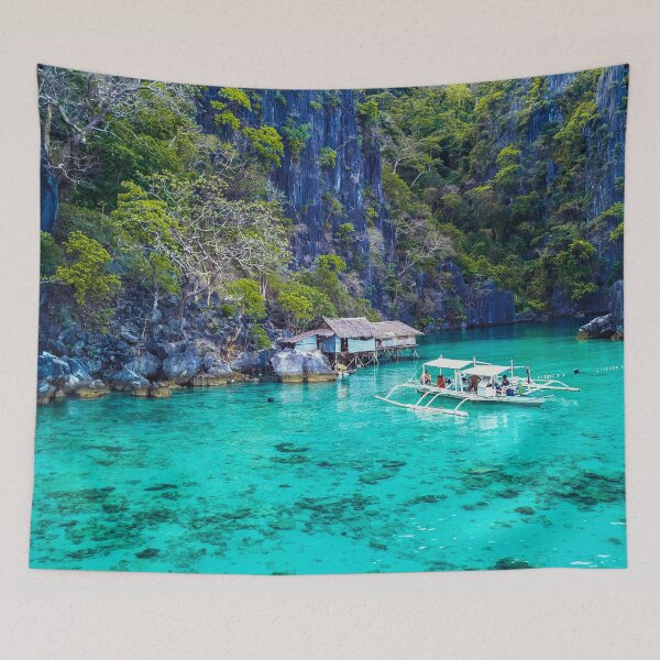 Item preview, Turquoise bay in Philippines designed and sold by viknitov.
