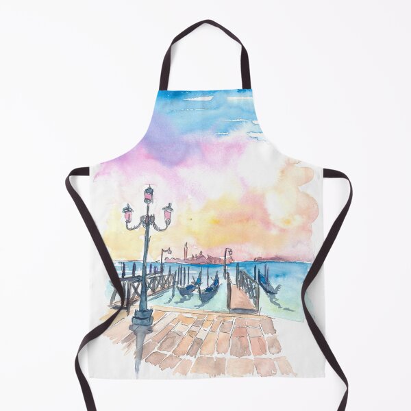 Item preview, Famous Venice San Giorgio Maggiore View With Gondolas designed and sold by artshop77.