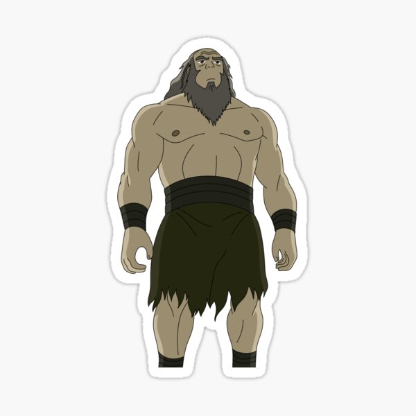 Buff Uncle Iroh Avatar The Last Airbender Stickers | Redbubble