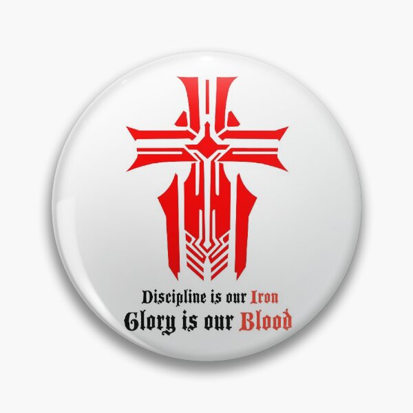 Item preview, Azur Lane - Iron Blood Logo with slogan White designed and sold by Bismarck's Stand.