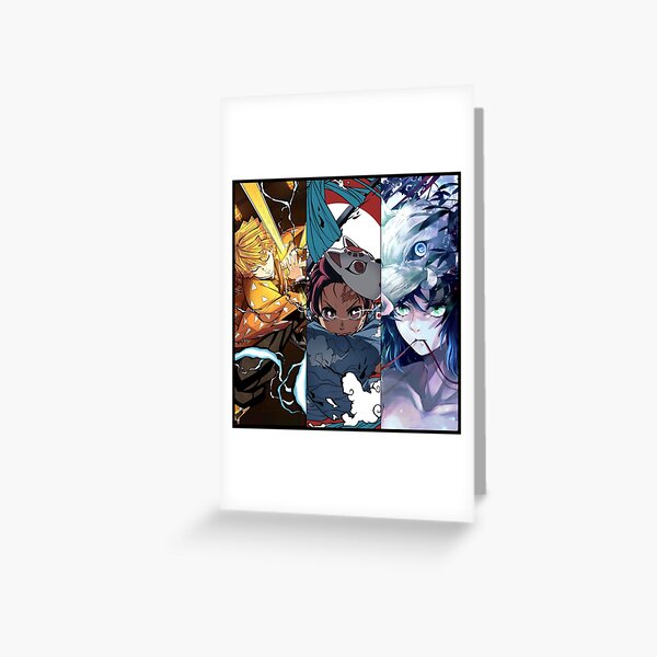 Demon Slayer Anime Greeting Cards Redbubble