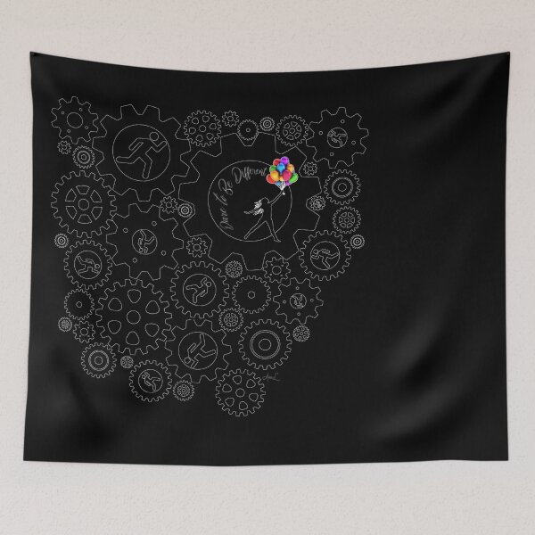Item preview, Dare to Be Different - #Septcho2020 - on BLACK by Amanda M Lucas designed and sold by Amanda Lucas.