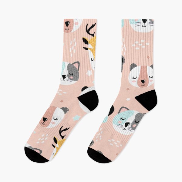 Item preview, Cute Animal Faces Pattern designed and sold by PrintbyPatty.