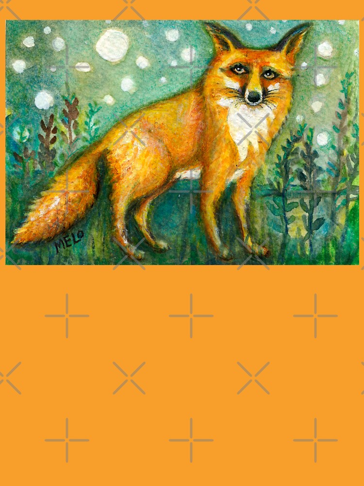 Portrait of Wise Fox, Wildlife art by meloearth