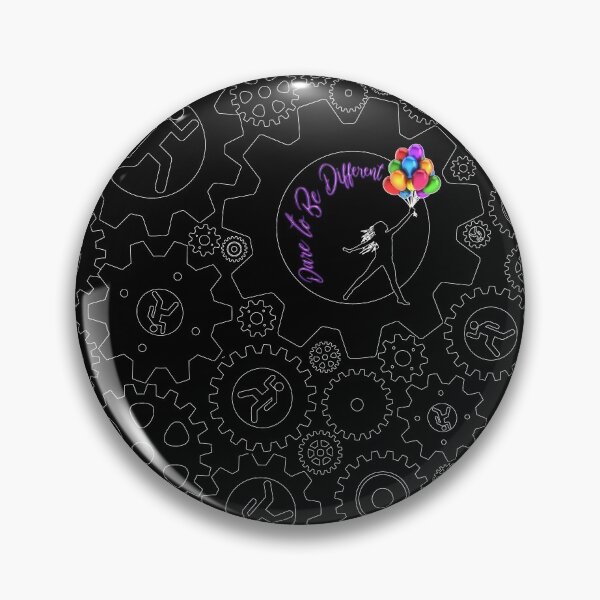 Item preview, Dare to Be Different - #Septcho2020 - PURPLE on BLACK by Amanda M Lucas designed and sold by Amanda Lucas.