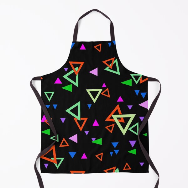 Item preview, Abstract bright geometric triangles shapes black multicolor bright designed and sold by fuzzyfox.