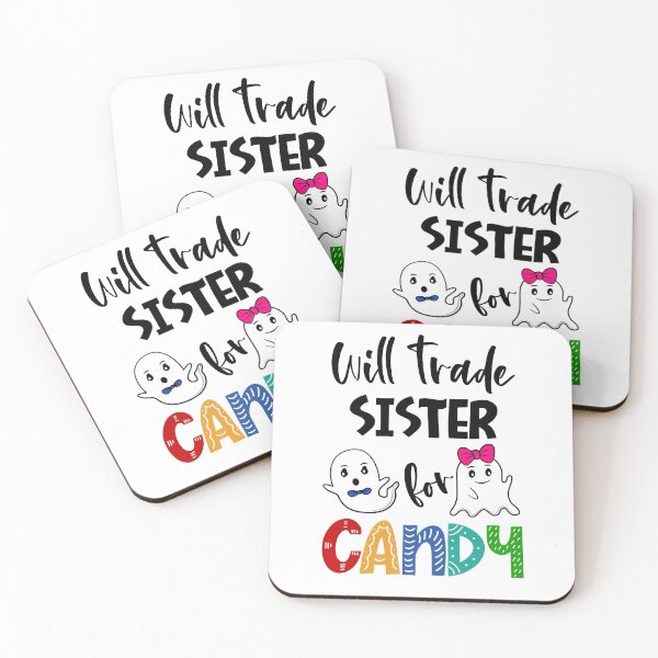 Item preview, Will Trade Sister For Candy Ghosts designed and sold by AvilionDesigns.