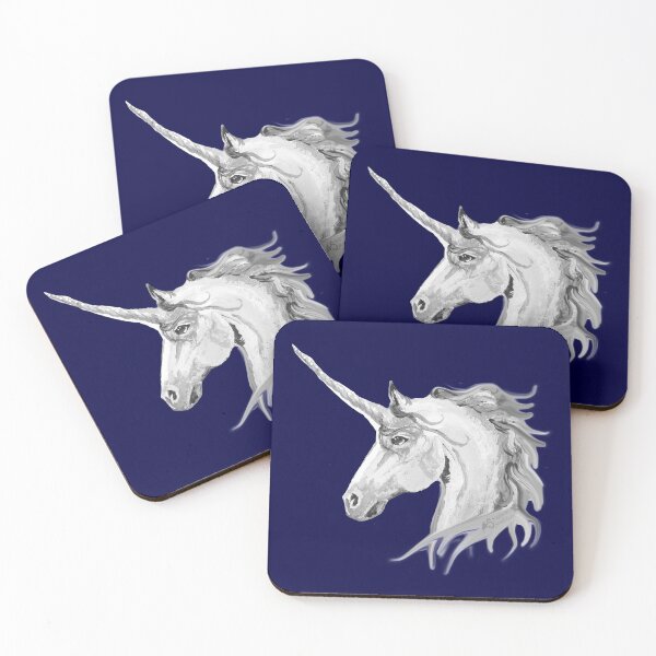 Artikelvorschau, Einhorn Pferd Pony Equine Equus Ponys Gehörntes Tier entworfen und verkauft von Stephanie Small.