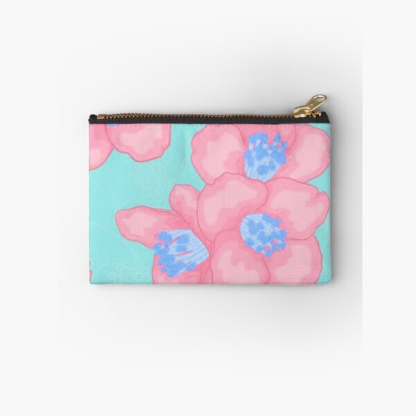 Item preview, Flores de manzanilla en un bonito diseño azul y rosa designed and sold by ZenSarah.