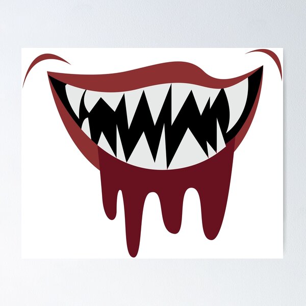 Item preview, Scary smile designed and sold by yselle.