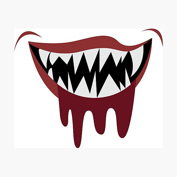 Item preview, Scary smile designed and sold by yselle.