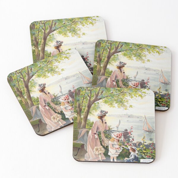 Item preview, Vintage Brittany poster - La Cote d Emeraude designed and sold by DejaVuStudio.