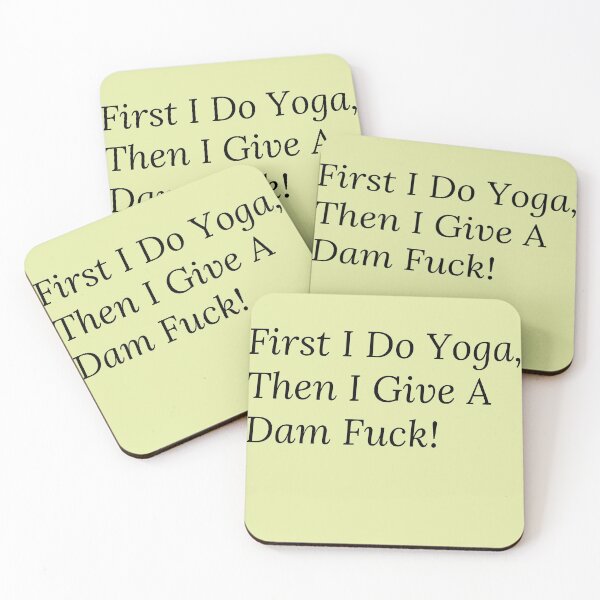 Item preview, FIRST DO YOGA. designed and sold by vibrants-Design.
