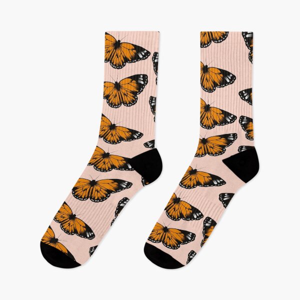 Item preview, Pretty Orange Butterfly Pattern designed and sold by PrintbyPatty.