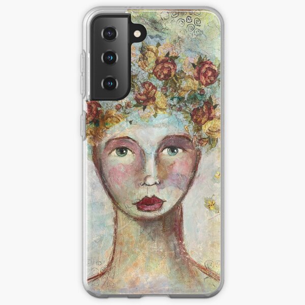 Meet Flora the whimsical Girl Samsung Galaxy Flexible Hülle