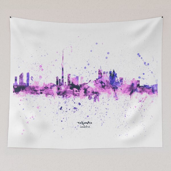 Aperçu de l'œuvre Toronto Canada Skyline créée et vendue par ArtPrints.