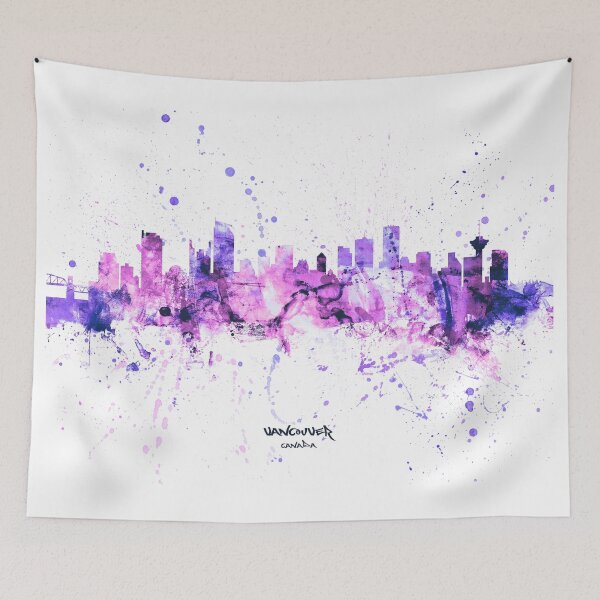 Artikelvorschau, Vancouver Canada Skyline entworfen und verkauft von ArtPrints.