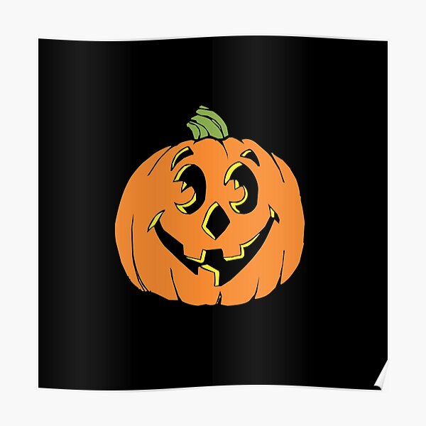 Halloween Scary Pumpkin Posters Redbubble - who killed jack the pumpkin king roblox
