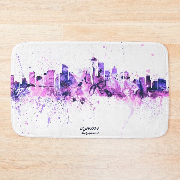 Aperçu de l'œuvre Seattle Washington Skyline créée et vendue par ArtPrints.