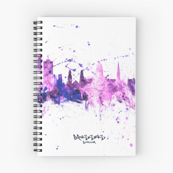Item preview, Brussels Belgium Skyline designed and sold by ArtPrints.