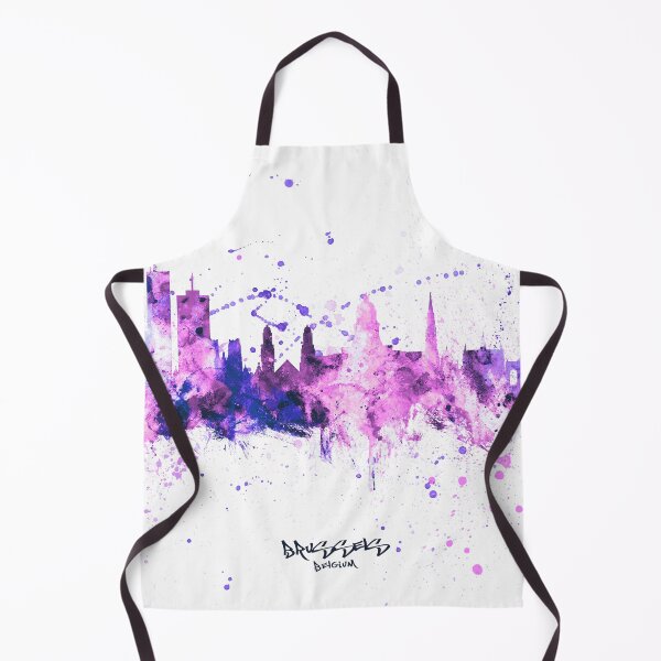 Item preview, Brussels Belgium Skyline designed and sold by ArtPrints.