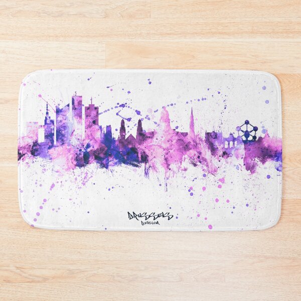Item preview, Brussels Belgium Skyline designed and sold by ArtPrints.
