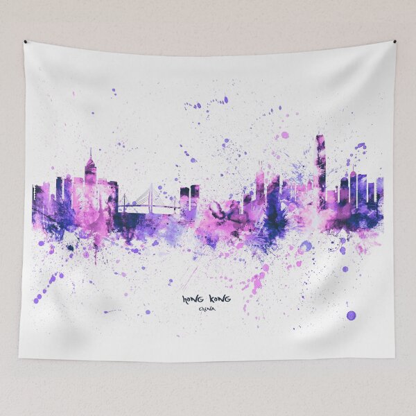 Artikelvorschau, Hong Kong Skyline entworfen und verkauft von ArtPrints.
