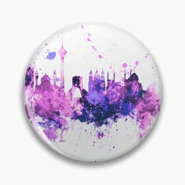 Item preview, Tehran Iran Skyline designed and sold by ArtPrints.