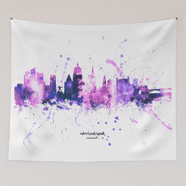 Item preview, Nottingham England Skyline designed and sold by ArtPrints.