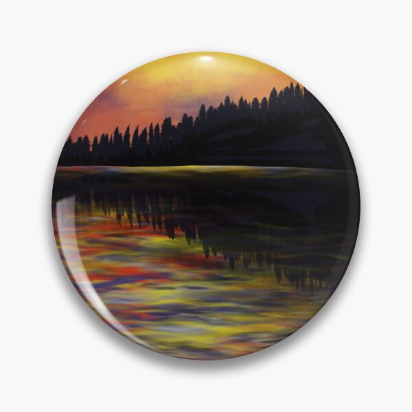 Item preview, SUNSET over lake designed and sold by Jazzle-Craft.