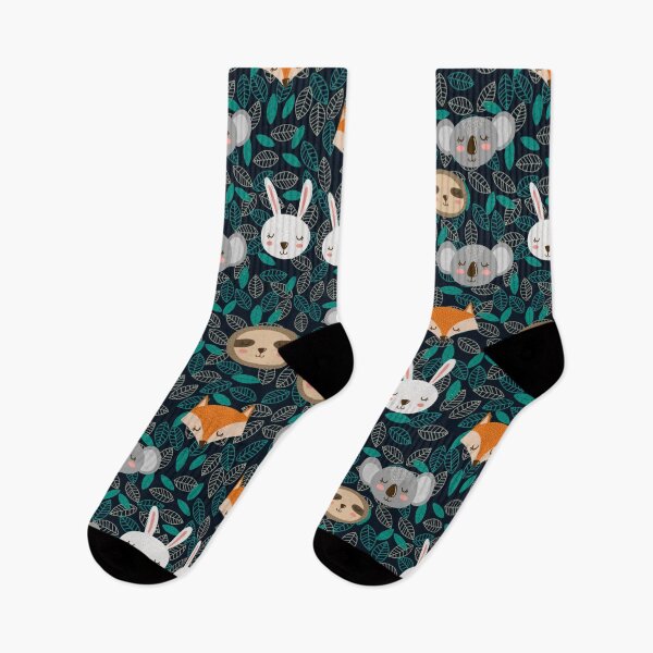 Item preview, Adorable Animal Faces Pattern designed and sold by PrintbyPatty.