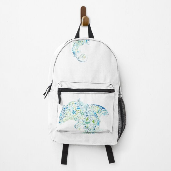 Item preview, Green and blue flower, Fish graphy, Dolphin designed and sold by Bashar-Design.