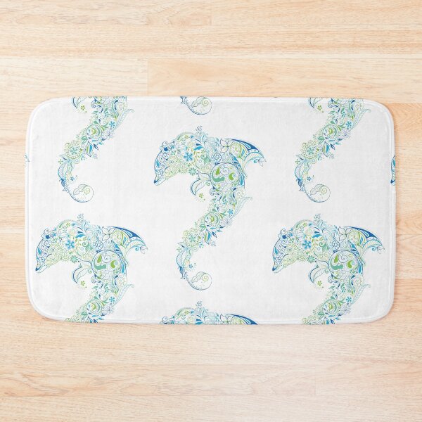 Item preview, Green and blue flower, Fish graphy, Dolphin designed and sold by Bashar-Design.