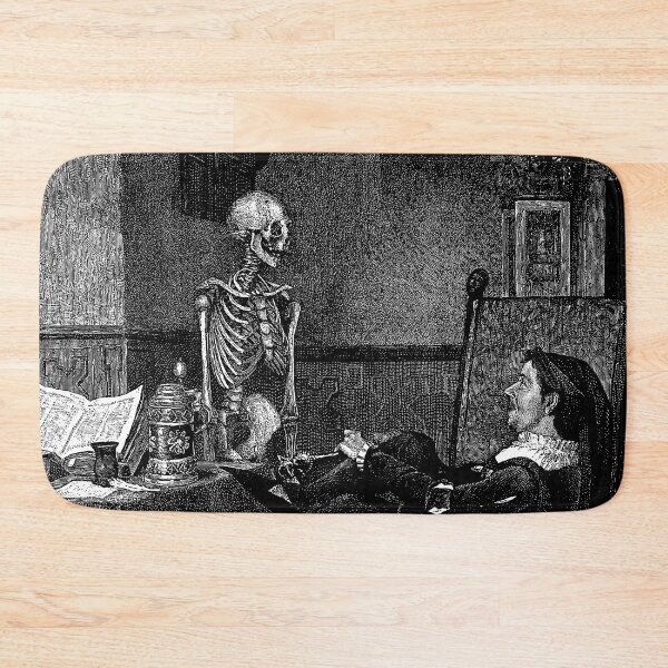 Item preview, A jester contemplates a skeleton - Paul Stade designed and sold by themasters.