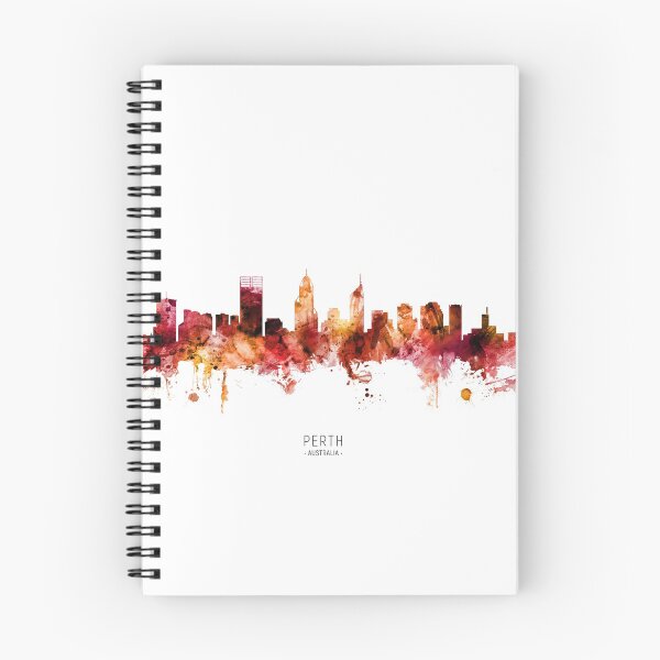 Aperçu de l'œuvre Perth Australia Skyline créée et vendue par ArtPrints.