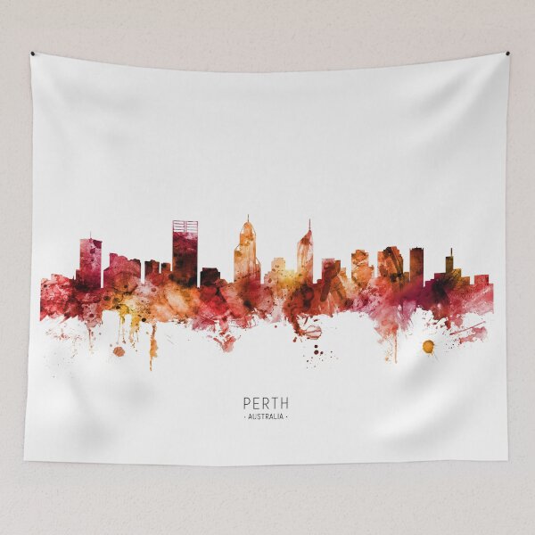 Item preview, Perth Australia Skyline designed and sold by ArtPrints.