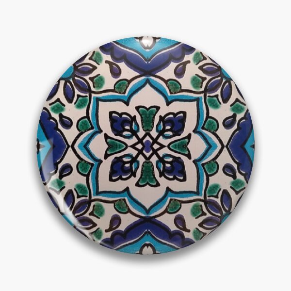 Original Tunisian blue mosaic tiles Pin