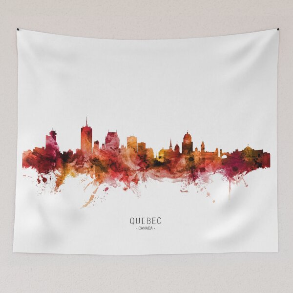 Item preview, Quebec Canada Skyline designed and sold by ArtPrints.