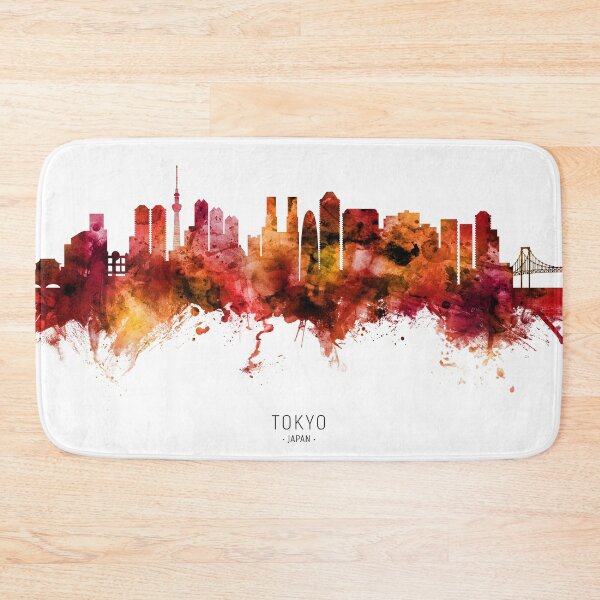 Artikelvorschau, Tokyo Japan Skyline entworfen und verkauft von ArtPrints.